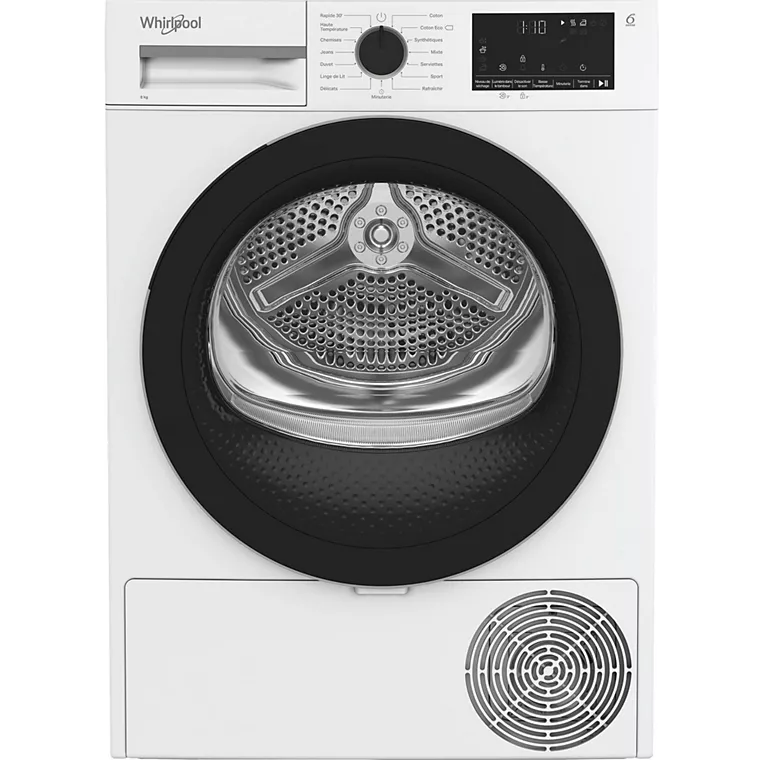 8003437064234_h_f_l_0 Sèche linge pompe à chaleur WHIRLPOOL CWSD83MWBSFR
