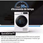Sèche linge pompe à chaleur SAMSUNG DV90DG6845LK – Image 3